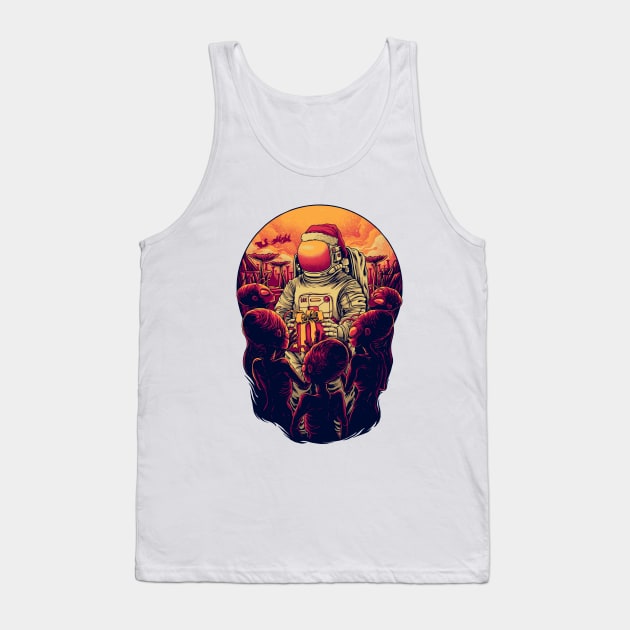 Astronauts aliens Mars contact Tank Top by SpaceWiz95